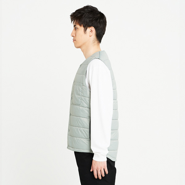 着用イメージ モデル身長180cm　グレーLサイズ