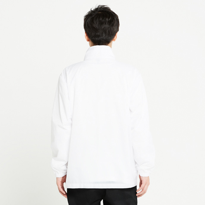 着用イメージ　モデル身長180cm　ホワイトF(L)サイズ着用