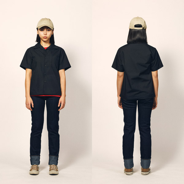 着用イメージ モデル身長160cm/XS 002ブラック