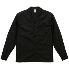 T/C オープンカラー ロングスリーブ シャツ〔形状安定〕
