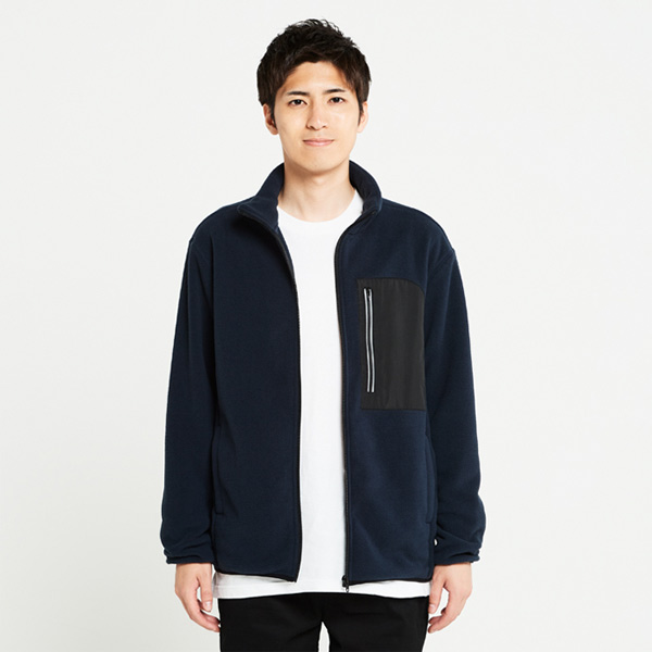 モデル着用　180cm/Lサイズ　ネイビー