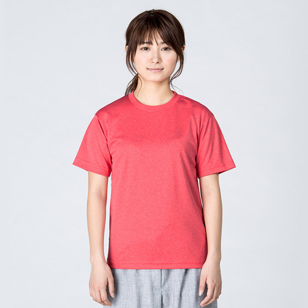 着用イメージ　女性モデル身長161cm　ミックスレッド　SSサイズ着用