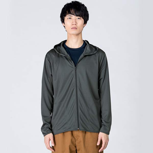 着用イメージ:モデル身長184cm　ダークグレー　Lサイズ
