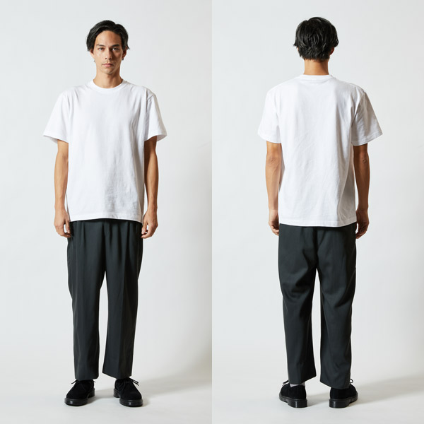 着用イメージ モデル身長182cm/L 001ホワイト