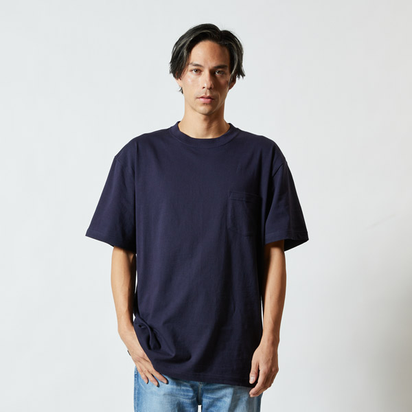 着用イメージ モデル身長182cm/XL 086ネイビー