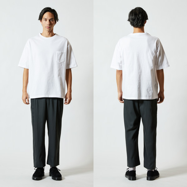 着用イメージ モデル身長182cm/L 001ホワイト