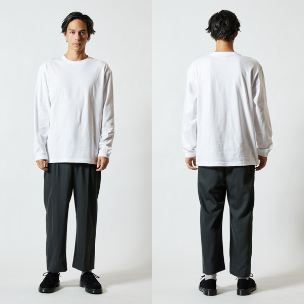 着用イメージ モデル身長182cm/XL 001ホワイト