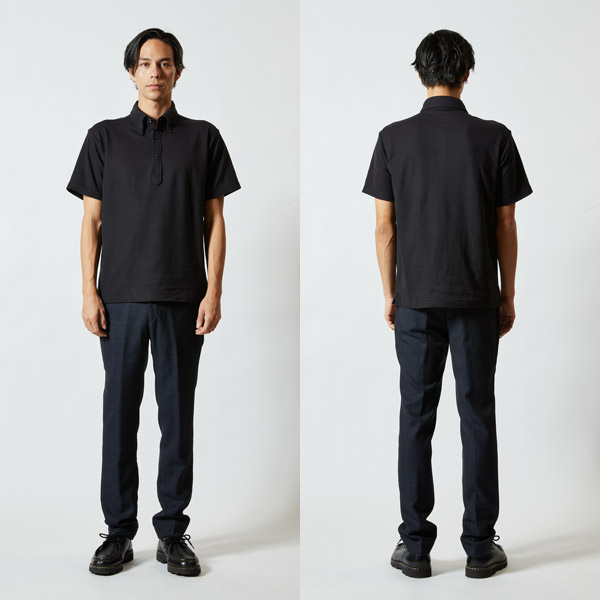 着用イメージ モデル身長182cm/L 002ブラック