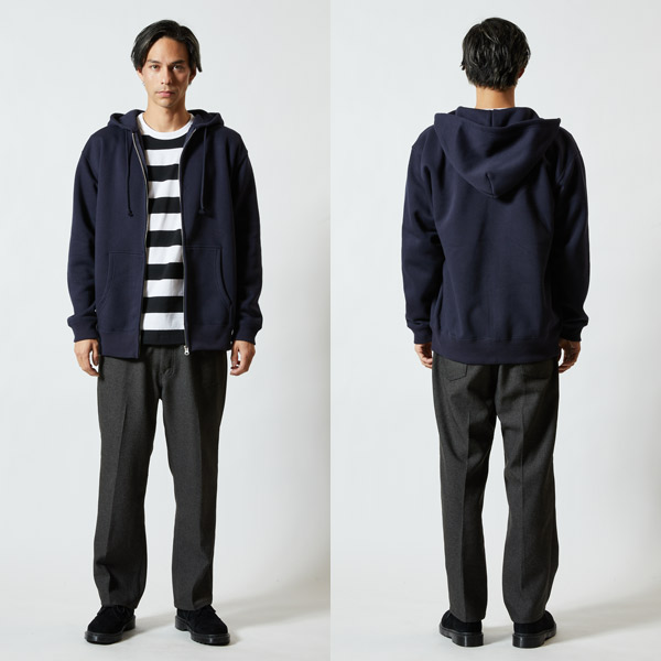 着用イメージ モデル身長182cm/XL 086ネイビー
