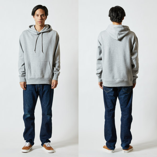 着用イメージ モデル身長182cm/XL 006ミックスグレー