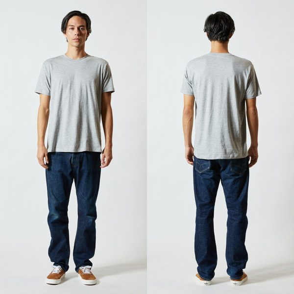 着用イメージ モデル身長182cm/L 006ミックスグレー