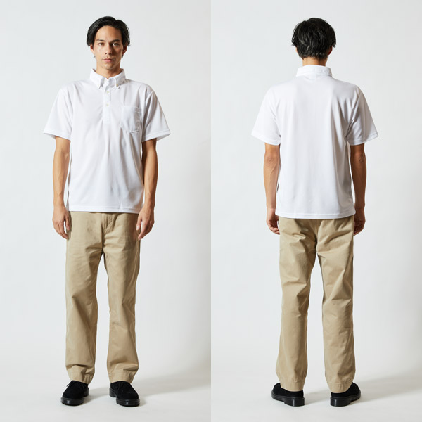 着用イメージ モデル身長182cm/L 001ホワイト