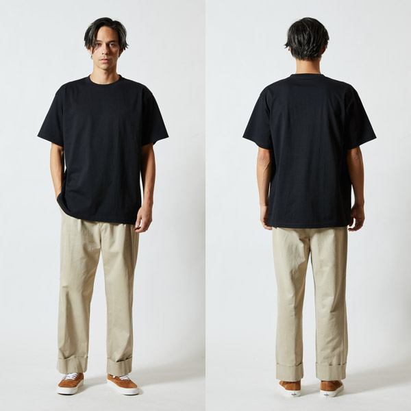 着用イメージ モデル身長182cm/XL 002ブラック