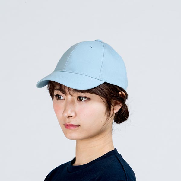 着用イメージ　モデル身長161cm　ライトブルー　Fサイズ着用