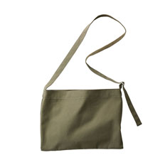 キャンバス ミュゼットバッグ