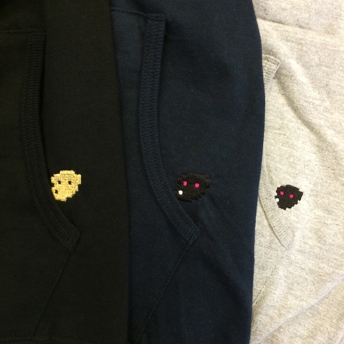 制作事例:株式会社クローカ様　左ポケット部分オリジナル刺繍